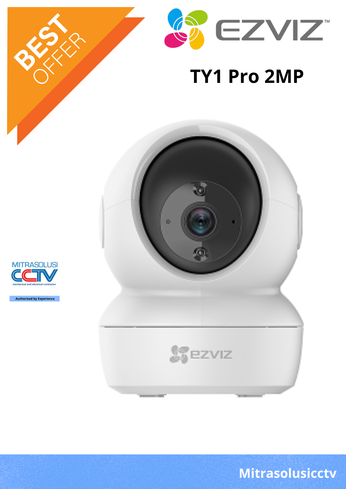 Kamera CCTV Wifi  Ezviz TY1 Pro 2MP