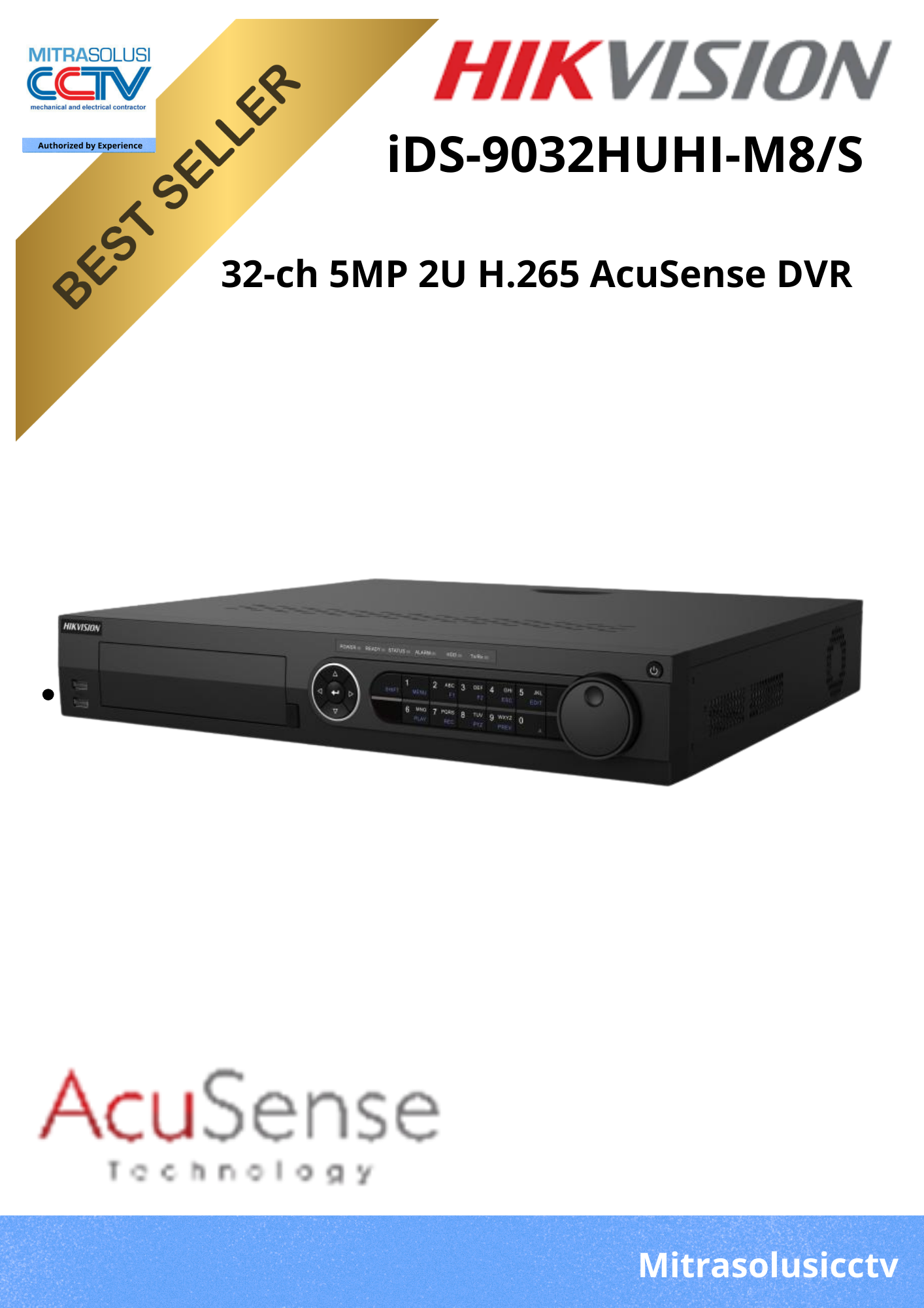 NVR Hikvision iDS-9032HUHI-M8/S