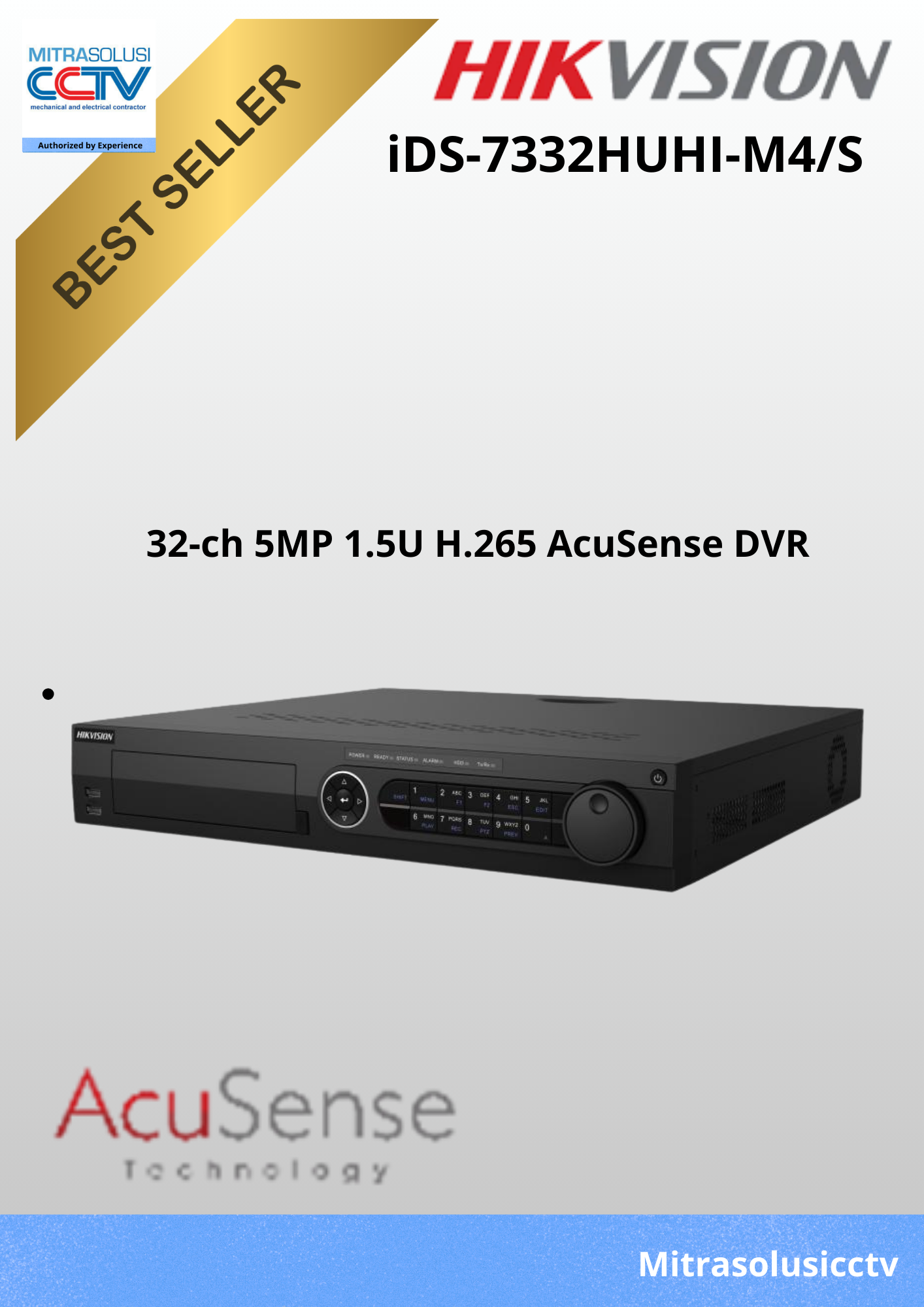 NVR Hikvision iDS-7332HUHI-M4/S