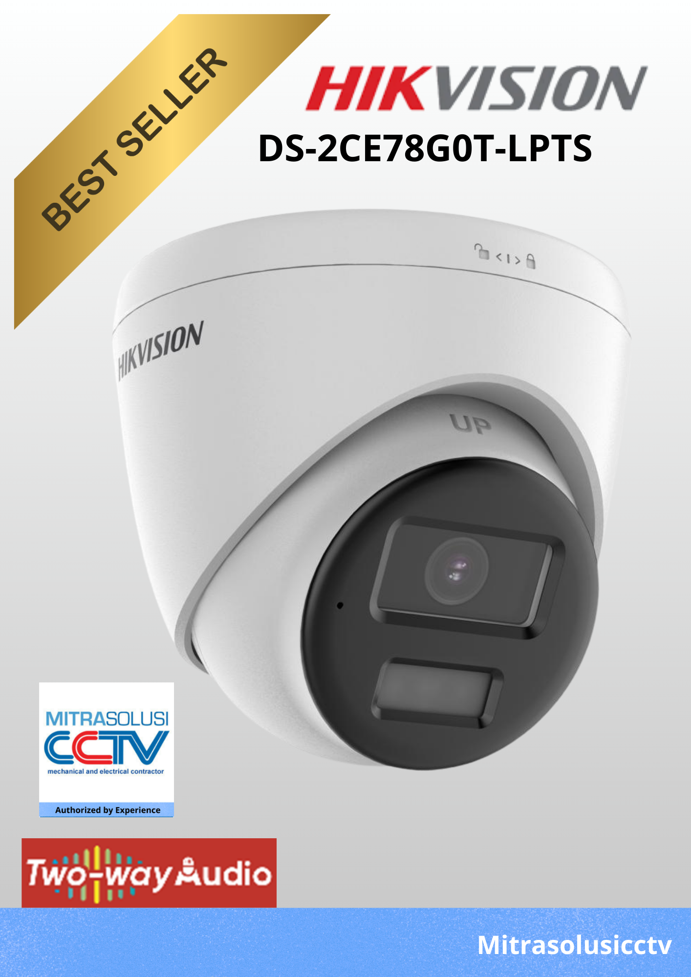 Kamera Indoor Hikvision  DS-2CE78G0T-LPTS