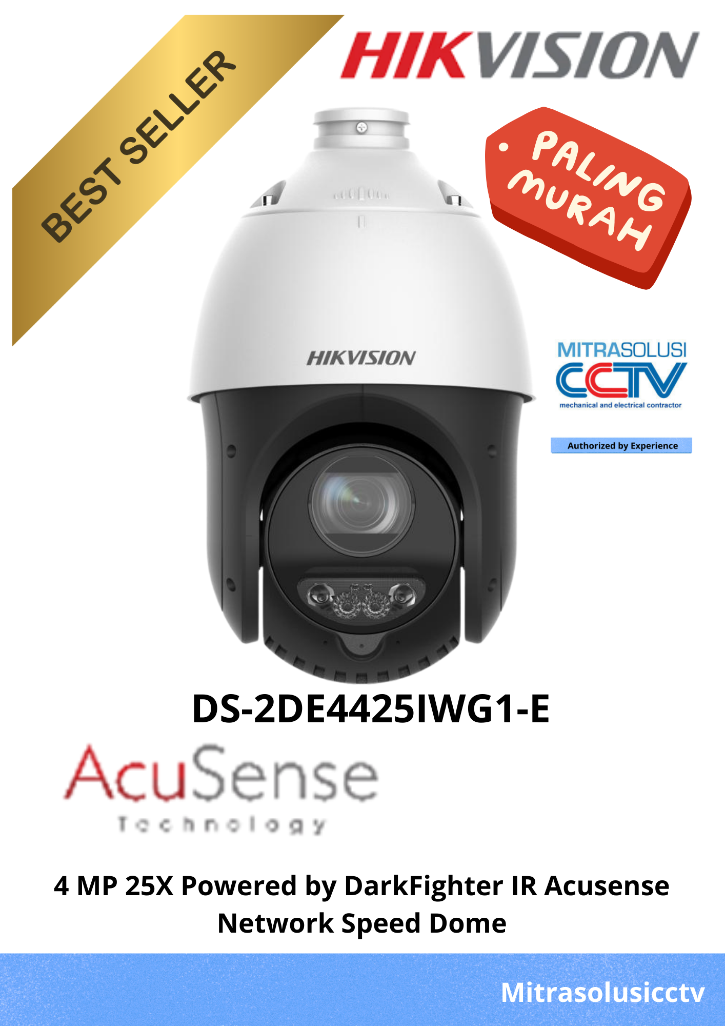 Kamera Hikvision PTZ DS-2DE4425IWG1-E