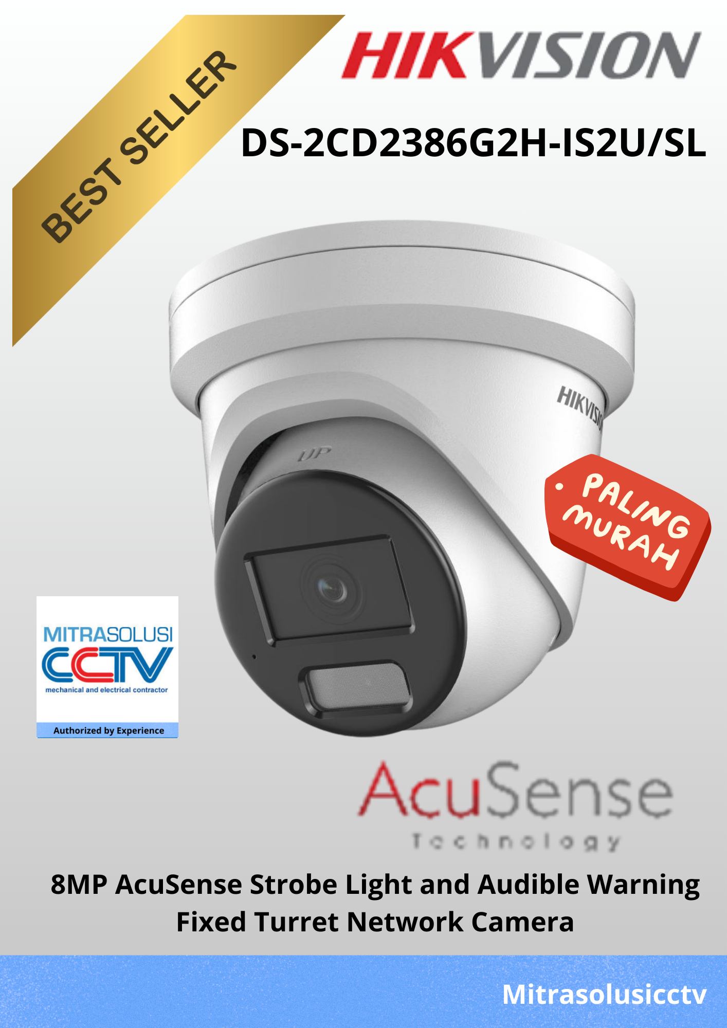 Kamera Indoor Hikvision DS-2CD2386G2H-IS2U/SL